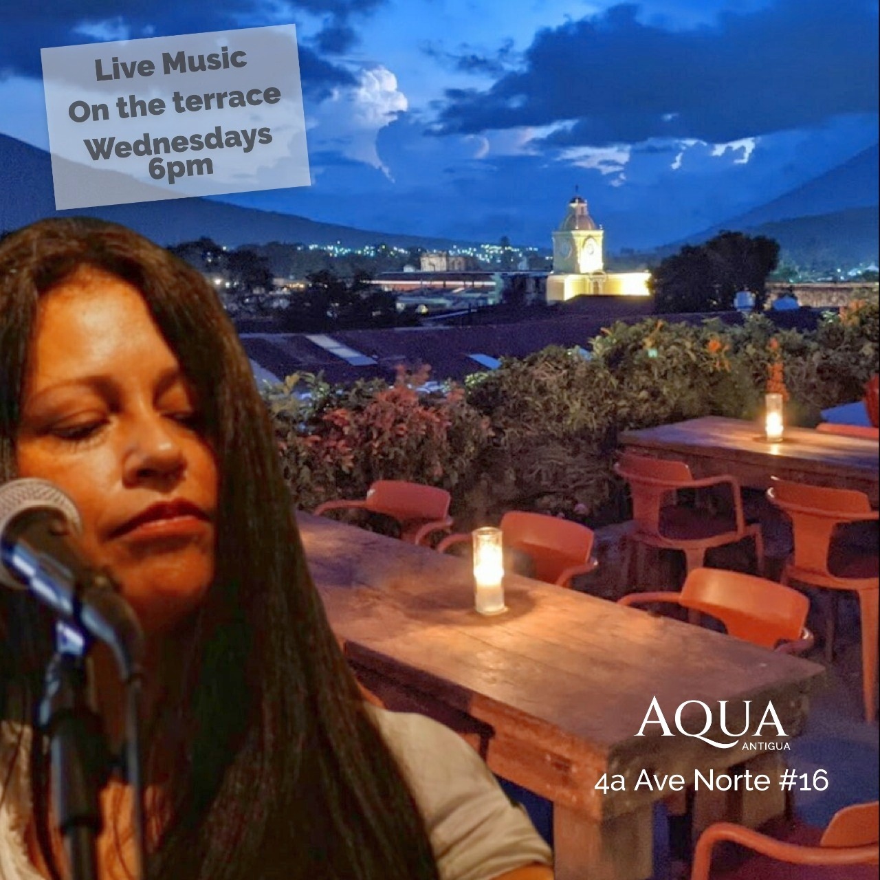 Live Music rooftop Terrace Aqua