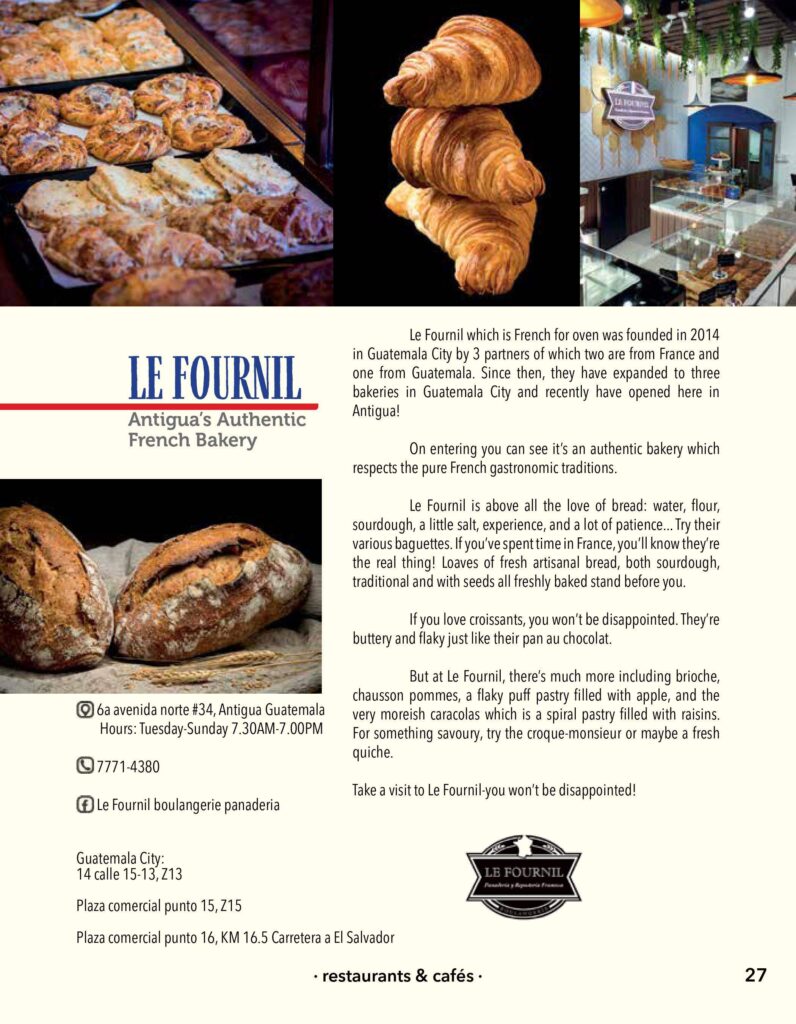  Fournil Antigua’s French Bakery