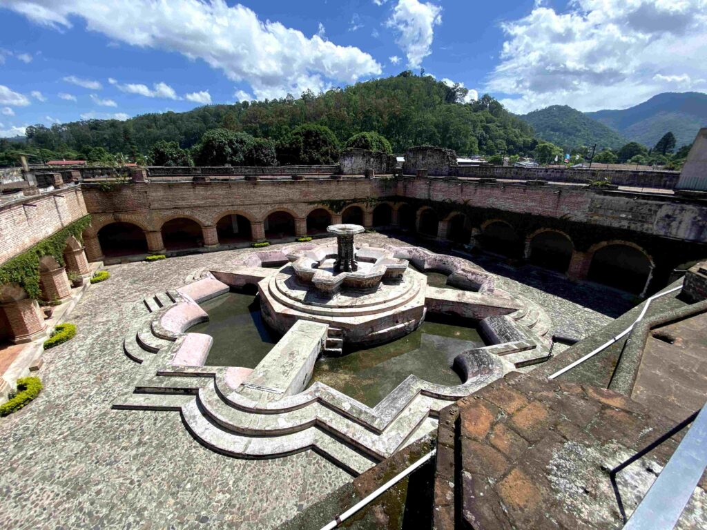 Spectacular rooftop views from La Merced Church in Antigua